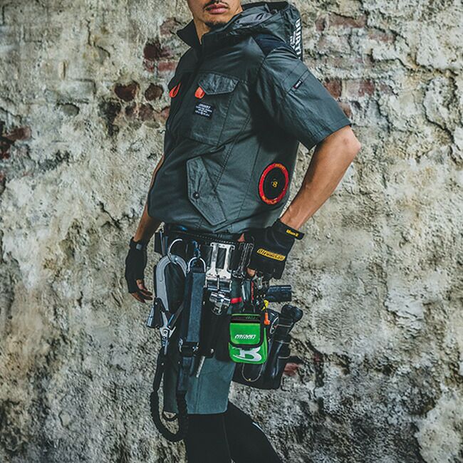 バートルBURTLE【AC1156】半袖タイプフード付き