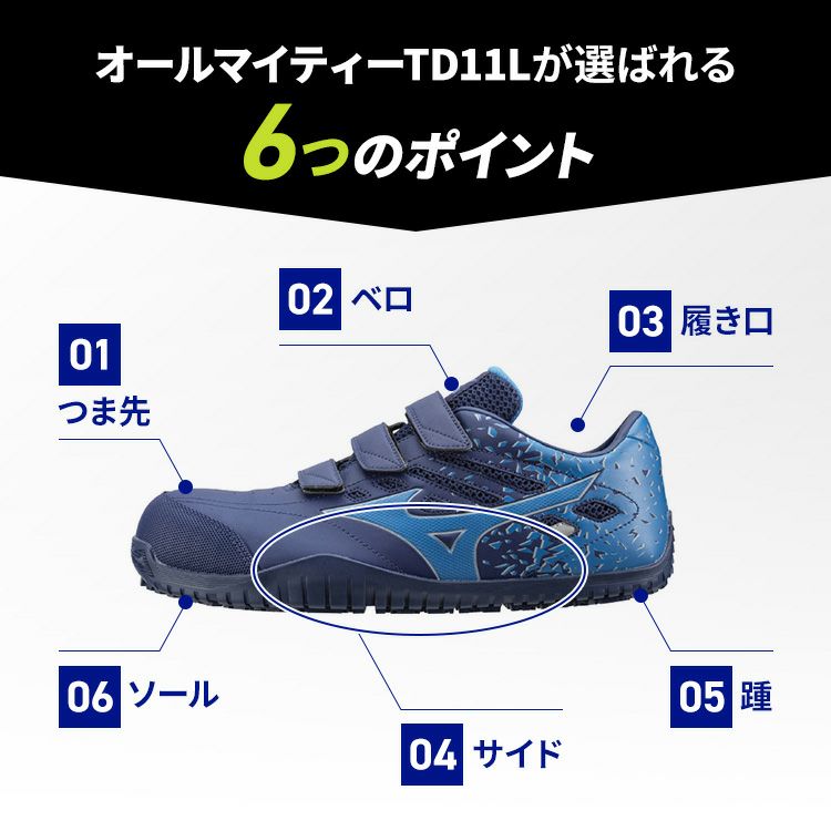 【送料無料】【あす楽】ミズノmizuno新モデルドライバー用安全靴TD22LF1GA1901|新色作業靴マジック運転ドライブドライバートラック荷運び運送運輸配達疲れにくい疲れない滑らない痛くないかかと通気性軽量黒青赤オレンジ新作29cm樹脂先芯