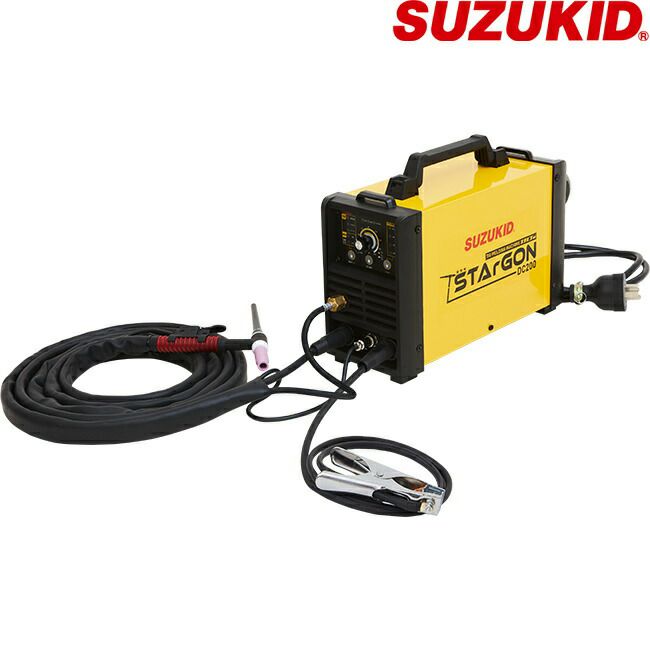 SUZUKID 小型 軽量 直流 インバータパルス TIG 溶接機 スタルゴンDC 資材プラス【公式】通販サイト