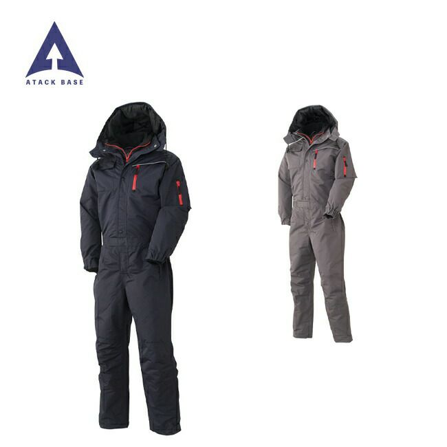 アタックベース ATACK BASE 9511-30 防水防寒ツナギ 耐水圧5000mm アタックベース ATACK BASE 9511-30 防水防寒ツナギ 耐水圧5000mm
