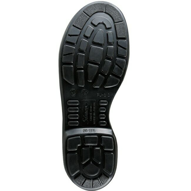 シモン安全靴7511黒/白静電靴