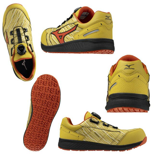 【即日発送可】ミズノmizuno安全靴ALMIGHTYSU51LBOA【F1GA2317】|かっこいいカジュアルおしゃれメンズレディース新作新商品新モデル履きやすい軽い軽量BOAシステムダイヤル長持ち防塵先芯入りローカット