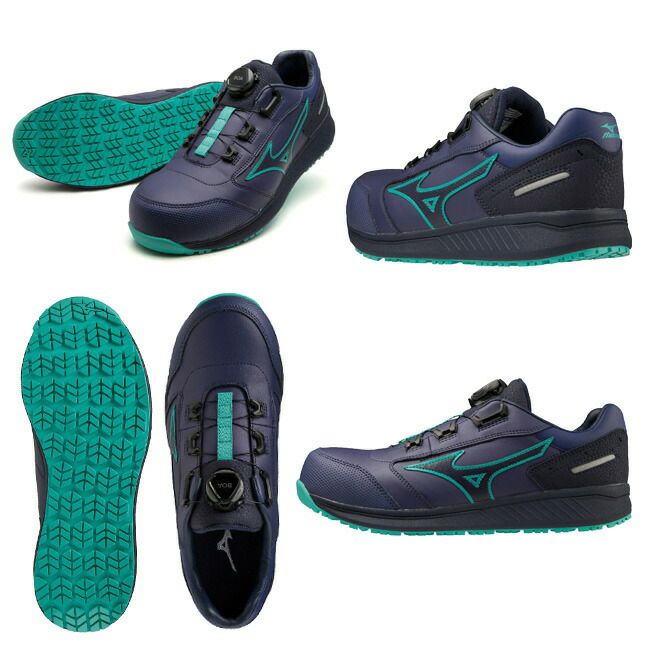 ミズノmizuno安全靴ALMIGHTYSU51LBOA【F1GA2317】