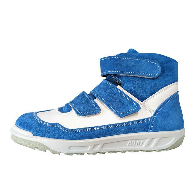 青木安全靴N4904SEAGULL|ハイカット安全シューズスニーカーかっこいいおしゃれ靴現場作業靴作業用作業耐熱革靴革本革鉄芯ベロア牛革メンズレディースワークブーツワークシューズセーフティセーフティシューズセーフティーシューズ