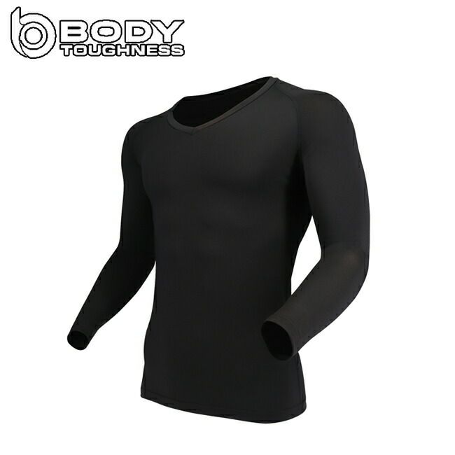 おたふくBT冷感・消臭パワーストレッチロングスリーブＶネックシャツJW-639