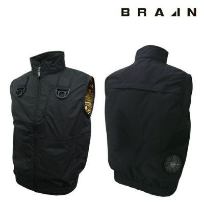 BRAIN ブレイン 高密度空調ベスト フォークリフト用 服のみ BR-018-1 | 資材プラス【公式】通販サイト