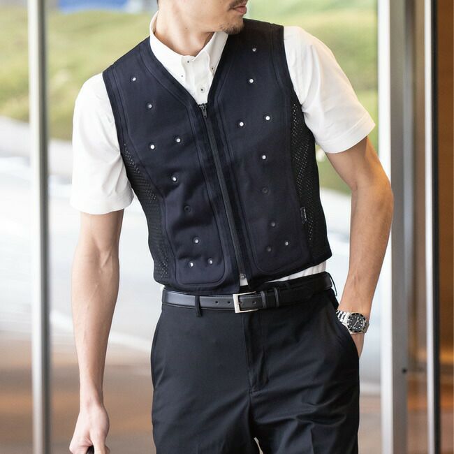 ビッグボーンAQUATECAT101アクアウォーターベスト|bigbornバッテリー不要AQUAWATERVESTアクアウォーターベスト水だけ冷却夏涼しいひんやり熱中症猛暑対策冷感冷たい爽快清涼熱中症対策黒20242024年新商品新作