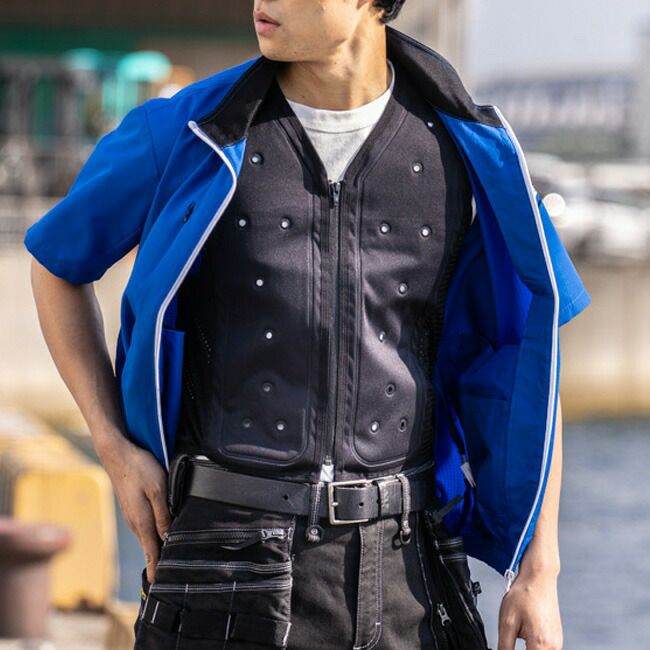 ビッグボーンAQUATECAT101アクアウォーターベスト|bigbornバッテリー不要AQUAWATERVESTアクアウォーターベスト水だけ冷却夏涼しいひんやり熱中症猛暑対策冷感冷たい爽快清涼熱中症対策黒20242024年新商品新作