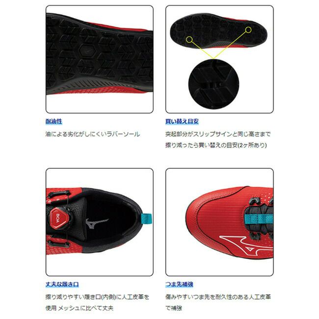 ミズノmizuno安全靴ALMIGHTYTD251LBOA【F1GA2402】|かっこいいおしゃれカジュアルボアダイヤルメンズレディース大きいサイズ履きやすい痛くなりにくい通気性29.0cm白黒赤黄青ピンク
