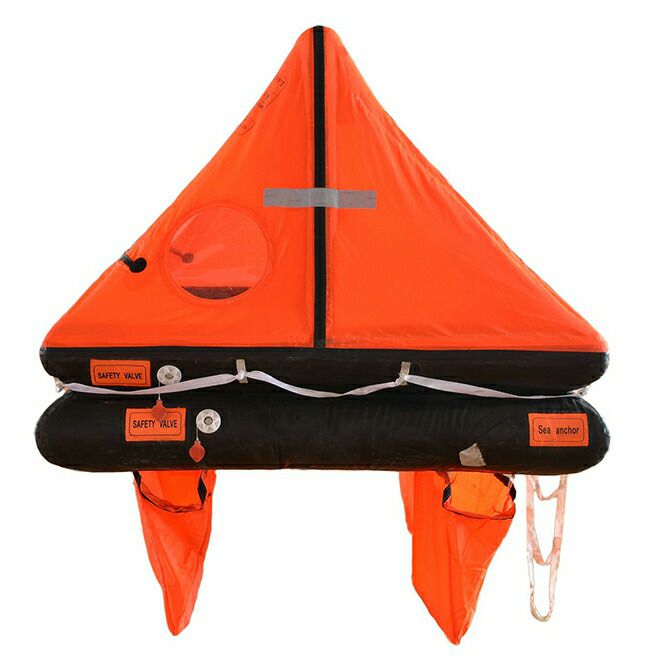 メテックスMETEX【HYF-4V】EX.自動膨張救命いかだ4人乗りキャリーバッグタイプ