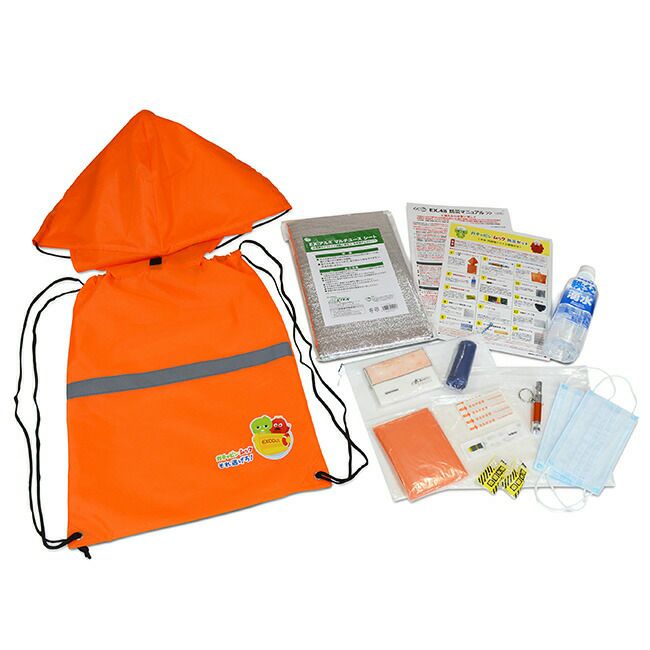 メテックスMETEX【EX48SEGMFN】ガチャピン・ムック防災セット＜バックパック＞