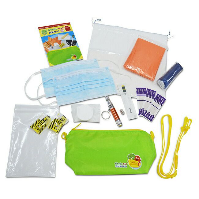 メテックスMETEX【EX48SEGMP2】ガチャピン・ムック防災セット＜ポーチ＞