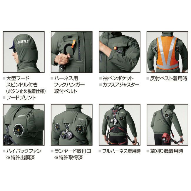 バートルBURTLE空調ウェア【ac2031】長袖
