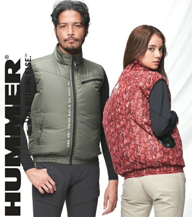 【2024年ファン&バッテリー付き】ＨＵＭＭＥＲ空調風神服ベスト