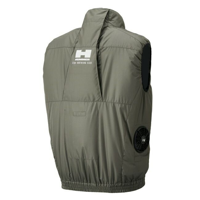 【2024年ファン&バッテリー付き】ＨＵＭＭＥＲ空調風神服ベスト