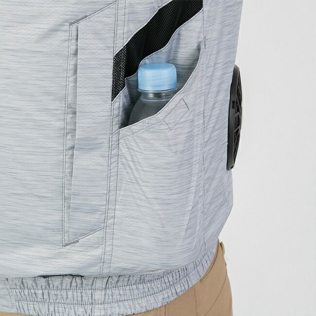 コーコス空調風神服【G-5510】エアーマッスルバックチタンHYBIRD半袖ジャケット※ファンバッテリー別売｜2020年新作ポケット空調涼しいクール通気夏おしゃれかっこいいカジュアルメンズコーコス信岡CO-COSairmuscleグラディエーター