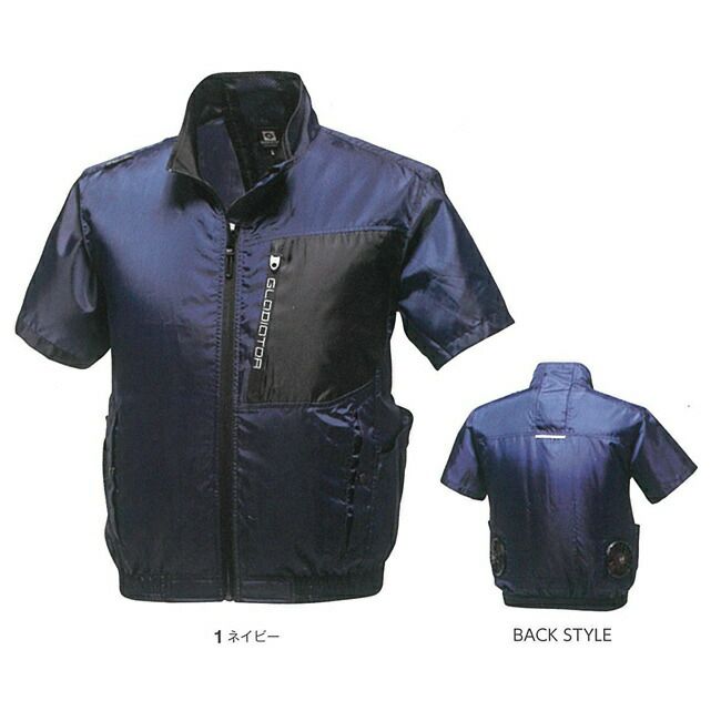 コーコス空調風神服【G-6210】エアーマッスル半袖ジャケット※ファンバッテリー別売｜2020年新作ポケット空調涼しいクール通気夏おしゃれかっこいいカジュアルメンズコーコス信岡CO-COSairmuscleグラディエーター