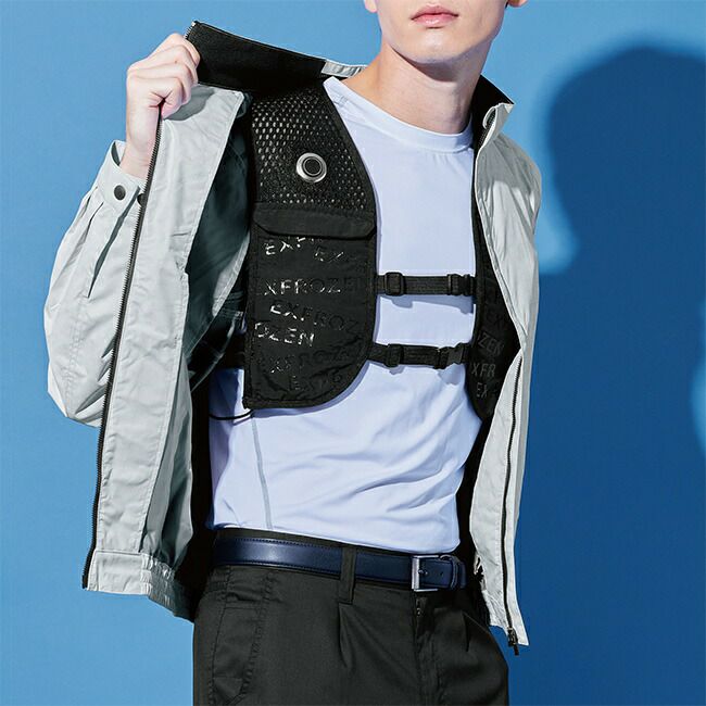 サンエスSUN-S【EF92572】フローズンベスト（ペルチェデバイス3個搭載）