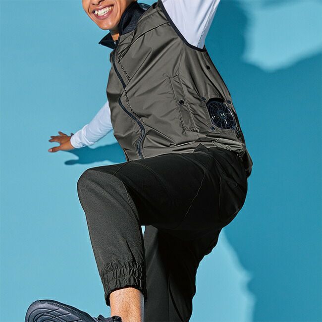 【バッテリー＆ペルチェファン付き】サンエスSUN-S空調風神服【EF92592S】ハイブリットクールベスト