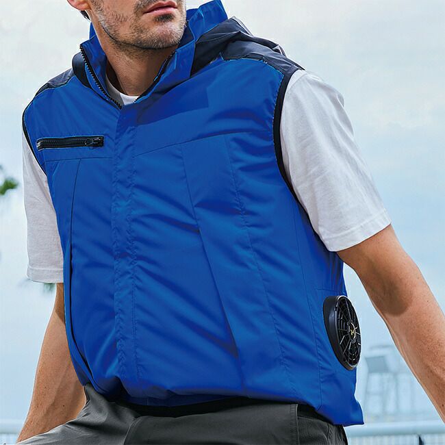 サンエスSUN-S空調風神服【KF92502】チタン加工ベスト