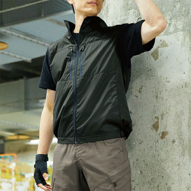 サンエスSUN-S空調風神服【EBA92512】チタン加工ベスト