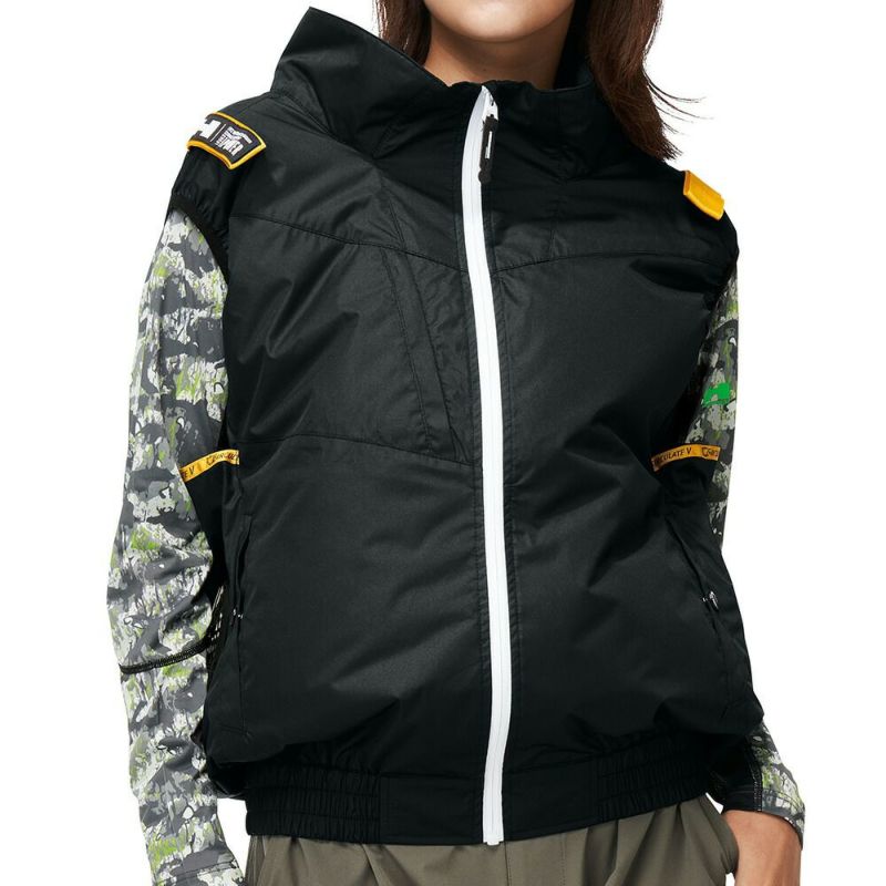 空調風神服アタックベースHUMMER空調ウェア服【09900】服単体ベスト|夏涼しいクール空調ウェア服作業着夏場現場作業熱中症対策おしゃれかっこいいカジュアルメンズレディース作業着作業服