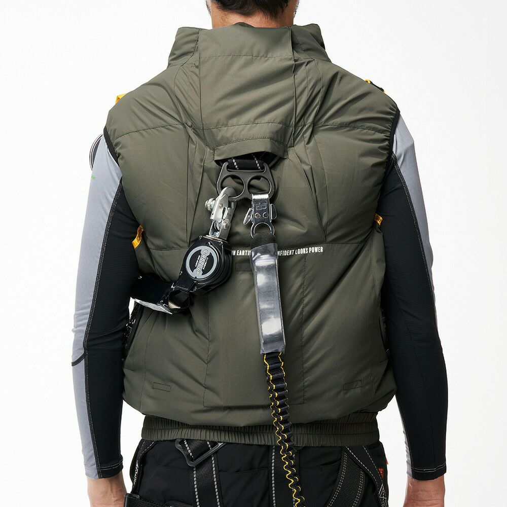 空調風神服アタックベースHUMMER空調ウェア服【09900】服単体ベスト|夏涼しいクール空調ウェア服作業着夏場現場作業熱中症対策おしゃれかっこいいカジュアルメンズレディース作業着作業服