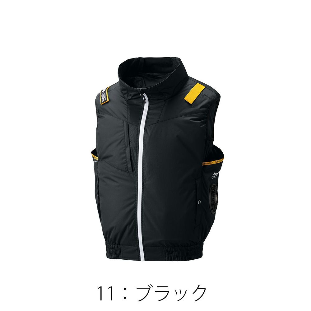 空調風神服アタックベースHUMMER空調ウェア服【09900】服単体ベスト|夏涼しいクール空調ウェア服作業着夏場現場作業熱中症対策おしゃれかっこいいカジュアルメンズレディース作業着作業服