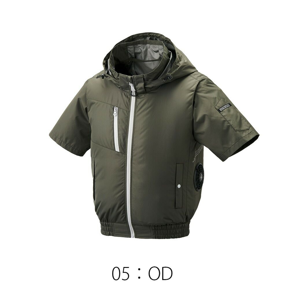 空調風神服アタックベース空調ウェア服【8845】Thetough服単体半袖|夏涼しいクール空調ウェア服作業着夏場現場作業熱中症対策おしゃれかっこいいカジュアルメンズレディース作業着作業服