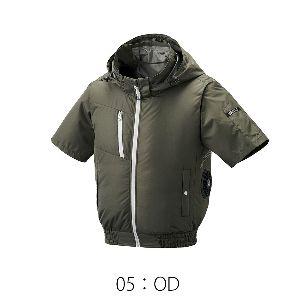 空調風神服アタックベース空調ウェア服【8845】Thetough服単体半袖|夏涼しいクール空調ウェア服作業着夏場現場作業熱中症対策おしゃれかっこいいカジュアルメンズレディース作業着作業服