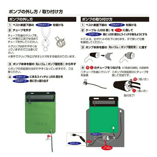 ブレインBRAIN【BR-868】BR-867専用交換用ポンプケーブルセット