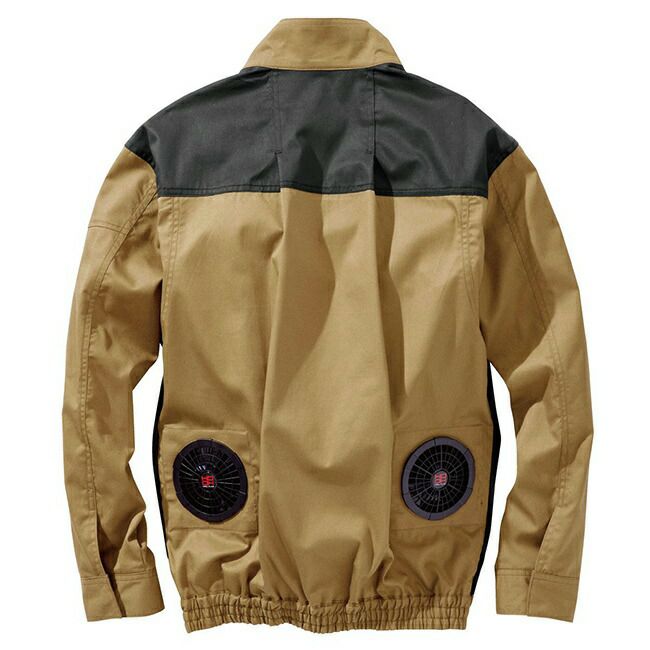 【2025年28Vバッテリー＆ファンセット】鳳凰村上被服快適ウェア服難燃長袖ブルゾン【V4202】