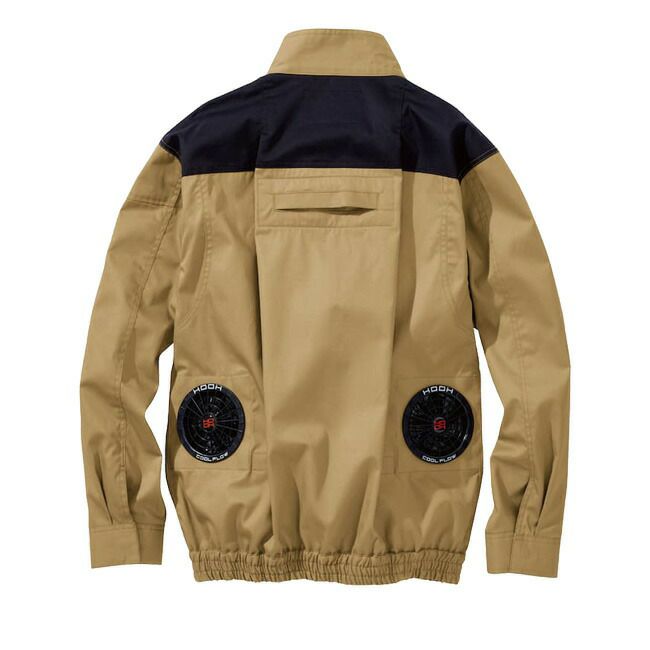 【2025年28Vバッテリー＆ファンセット】村上被服HOOH快適ウェア服空調ウェア【V4211】フルハーネス対応難燃長袖ブルゾン