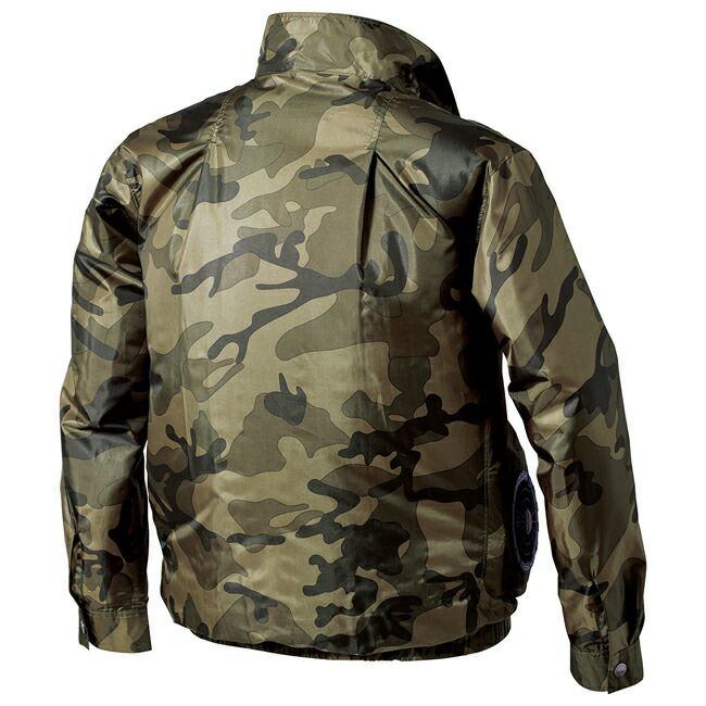 【2025年28Vバッテリー＆ファンセット】村上被服快適ウェア鳳皇サイドファン長袖ジャケットv7712