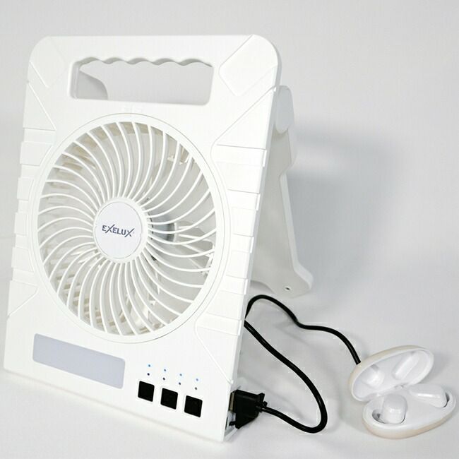 メテックスMETEXExeluxパワフルソーラーファンコンパクトMET-SFC10-WH