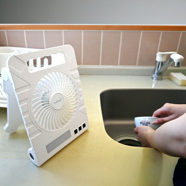 メテックスMETEXExeluxパワフルソーラーファンコンパクトMET-SFC10-WH