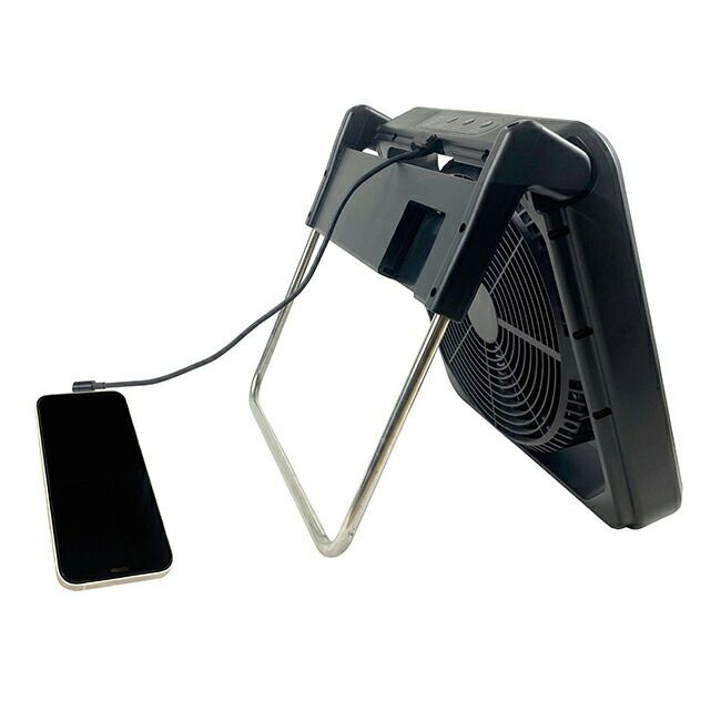 メテックスMETEXPANERGYコードレスウルトラソーラーファンPAN-SLF-BK