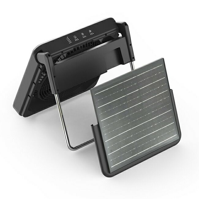 メテックスMETEXPANERGYコードレスウルトラソーラーファンPAN-SLF-BK