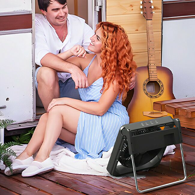 メテックスMETEXPANERGYコードレスウルトラソーラーファンPAN-SLF-BK