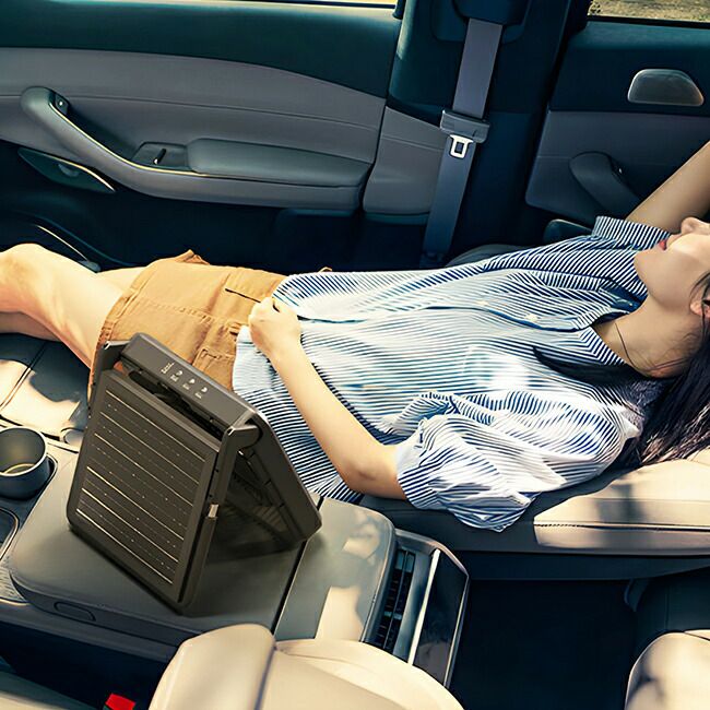 メテックスMETEXPANERGYコードレスウルトラソーラーファンPAN-SLF-BK