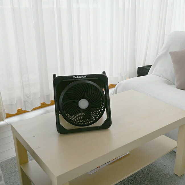 メテックスMETEXPANERGYコードレスウルトラソーラーファンPAN-SLF-BK