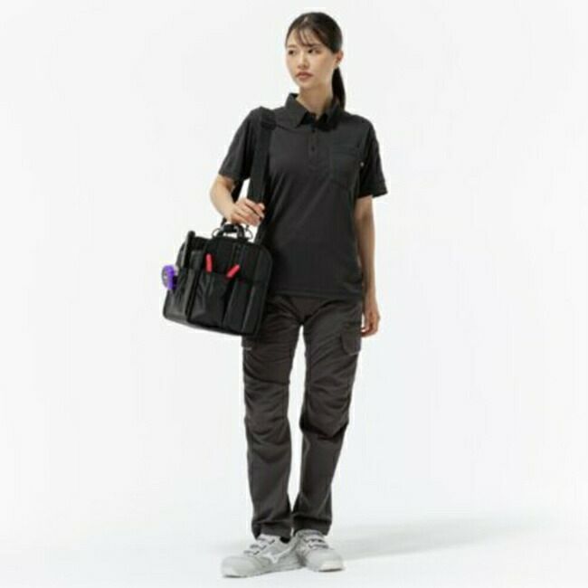 ミズノmizunoワークボタンダウンポロシャツ(半袖)