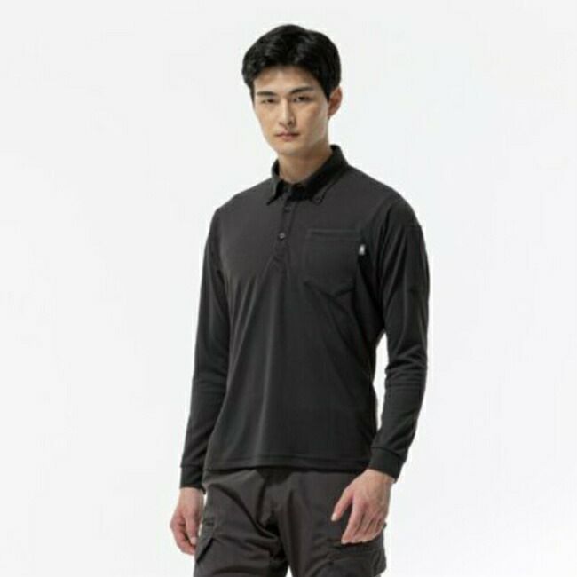 ミズノmizunoワークボタンダウンポロシャツ(長袖)