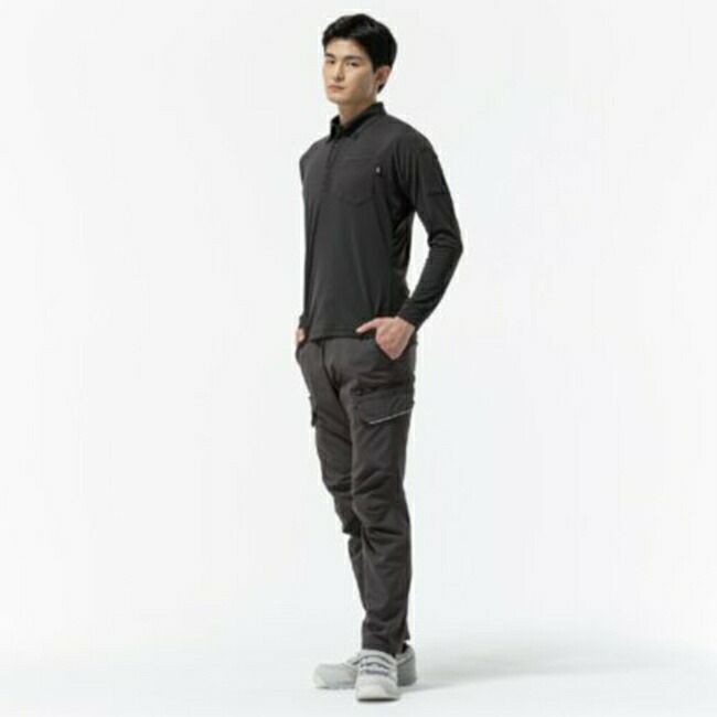 ミズノmizunoワークボタンダウンポロシャツ(長袖)