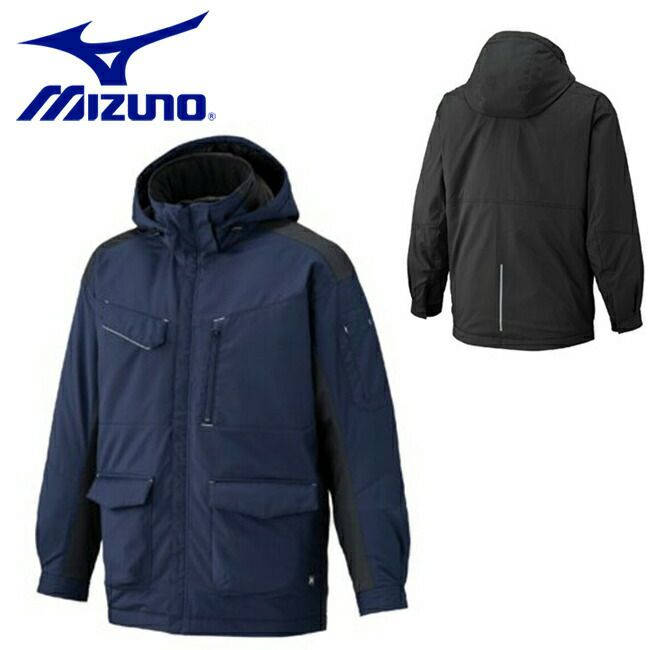 ミズノmizunoプレスサーモ中綿ブルゾン(ハーフ丈)