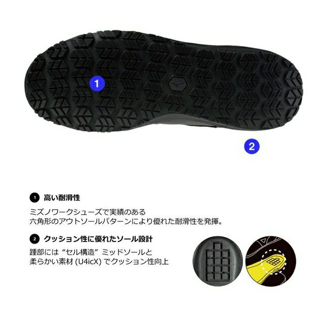 ミズノmizunoプライムフィットNG11L(紐／ローカット)