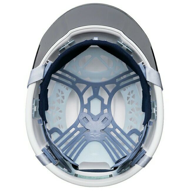 ミズノmizuno産業用ヘルメットFT01(スモークバイザー／墜落時保護用樹脂ライナー／通気孔)